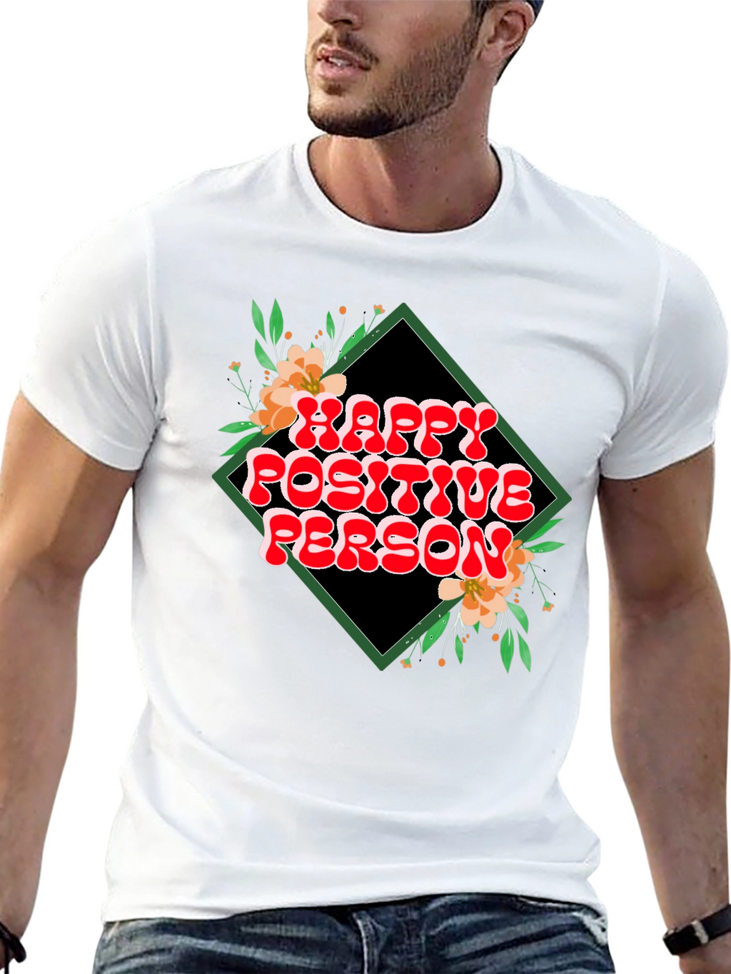 Happy Positive Person Graphic T-Shirt