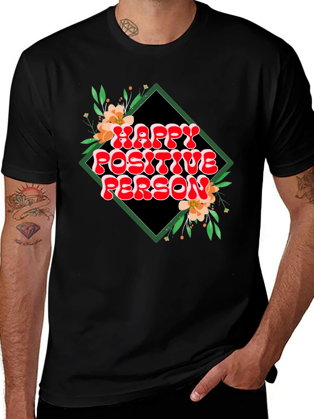 Happy Positive Person Graphic T-Shirt