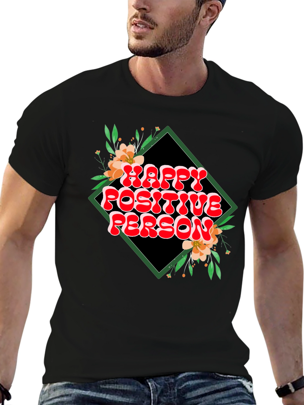 Happy Positive Person Graphic T-Shirt