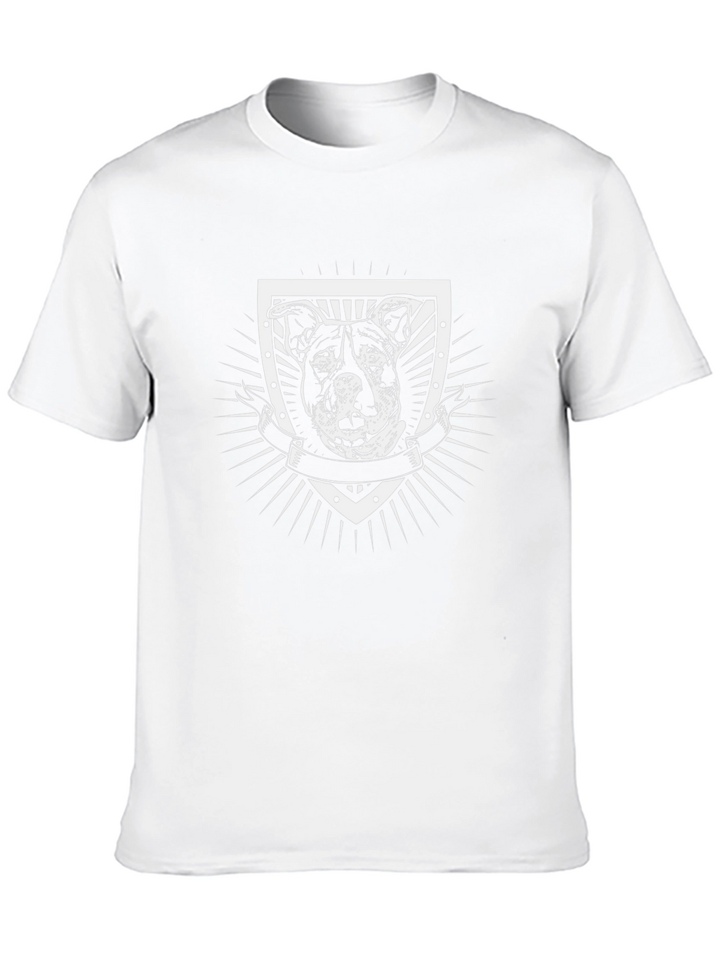 Dog Graphic Tee - Black Cotton Blend