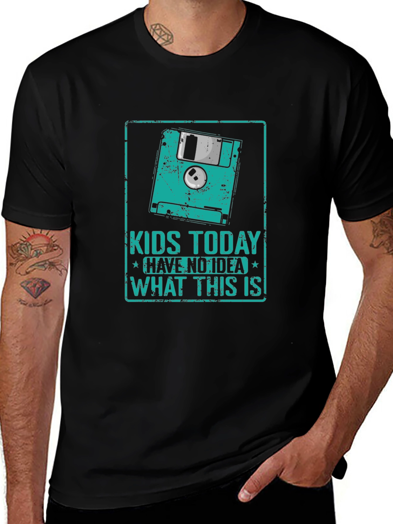 Retro Floppy Disk T-Shirt - Kids Today Have No Idea!