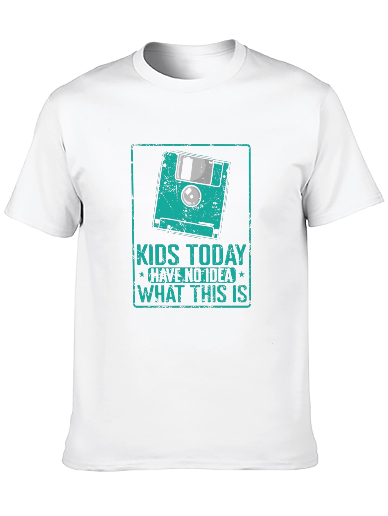 Retro Floppy Disk T-Shirt - Kids Today Have No Idea!