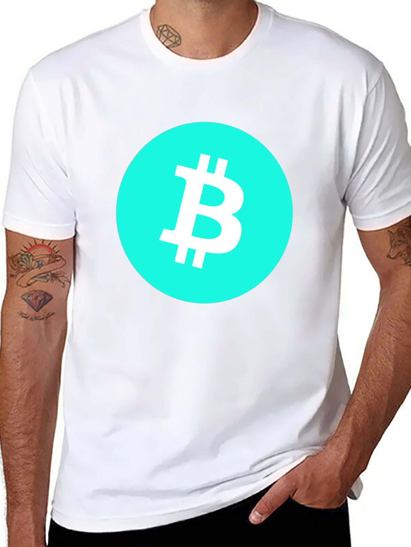 Bitcoin Logo Tee - Crypto Fashion