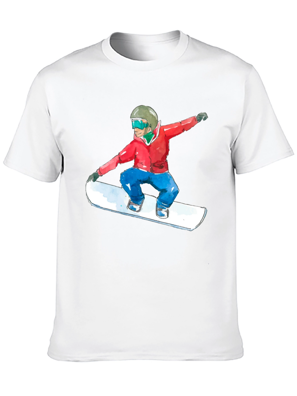 Snowboarder Graphic Black T-Shirt