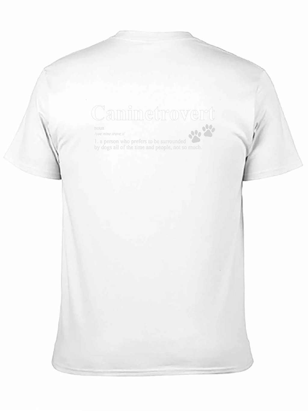 Caninetrovert Graphic Tee - Dog Lover T-Shirt