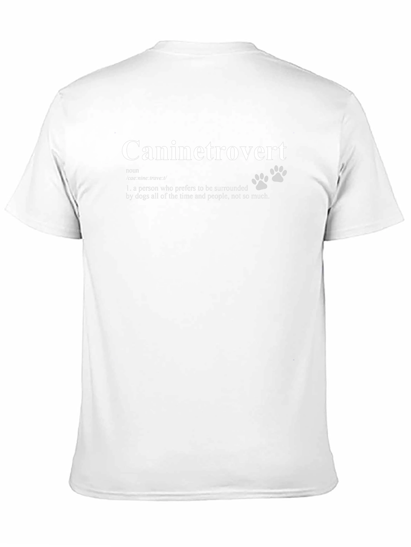 Caninetrovert Graphic Tee - Dog Lover T-Shirt