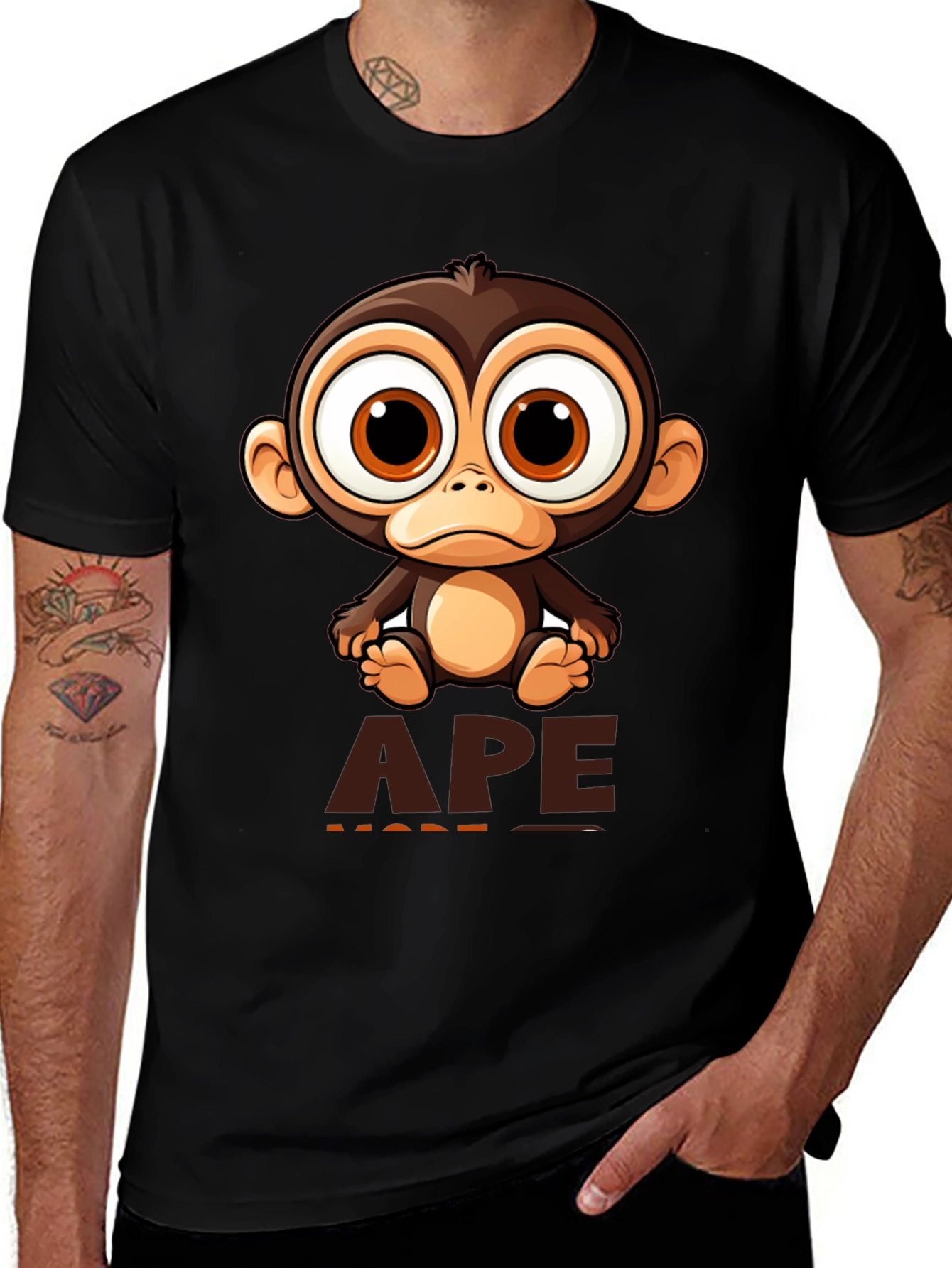 Ape Mode Cartoon T-Shirt