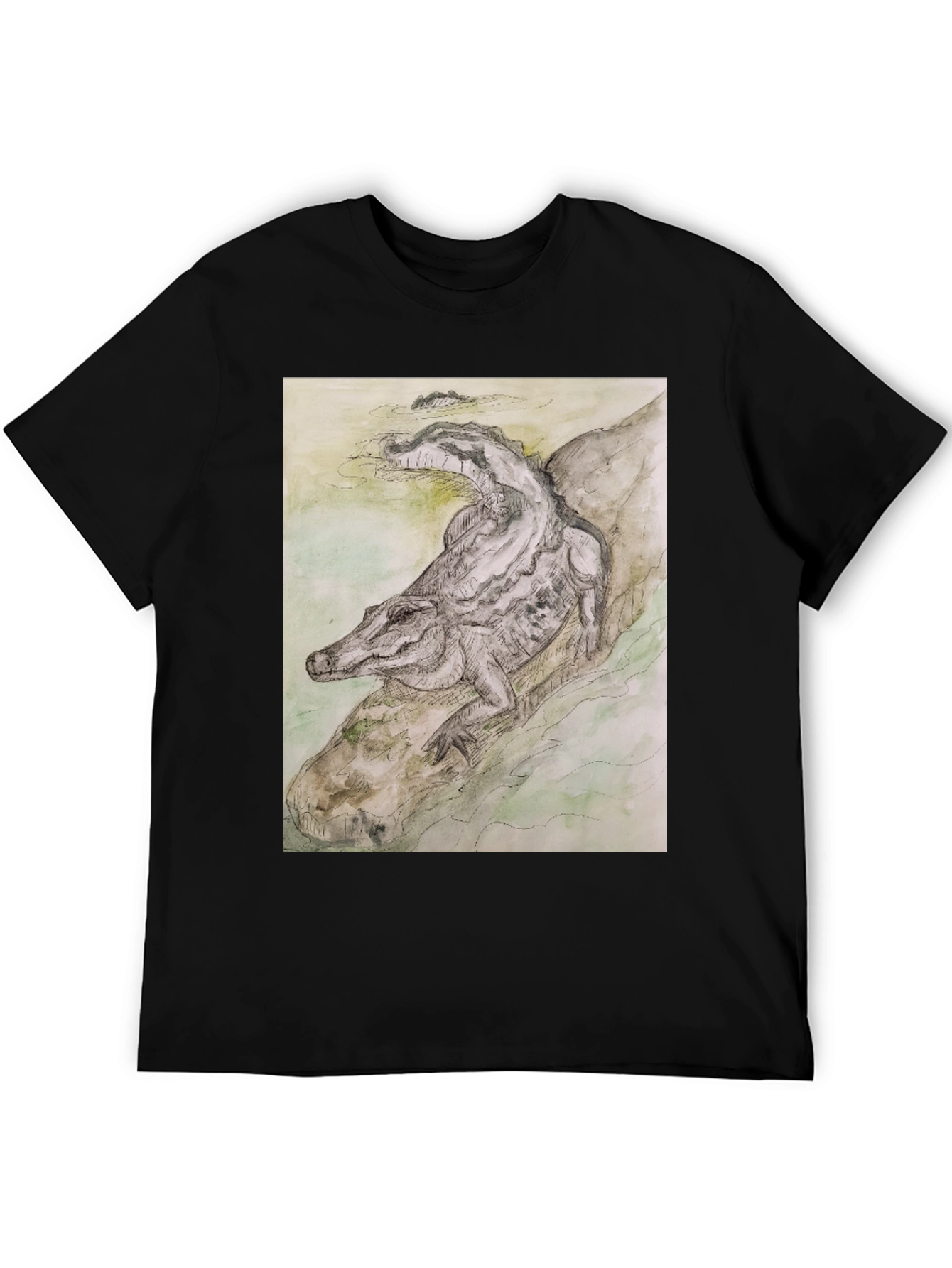 Alligator Graphic Tee - Unique Reptile Design