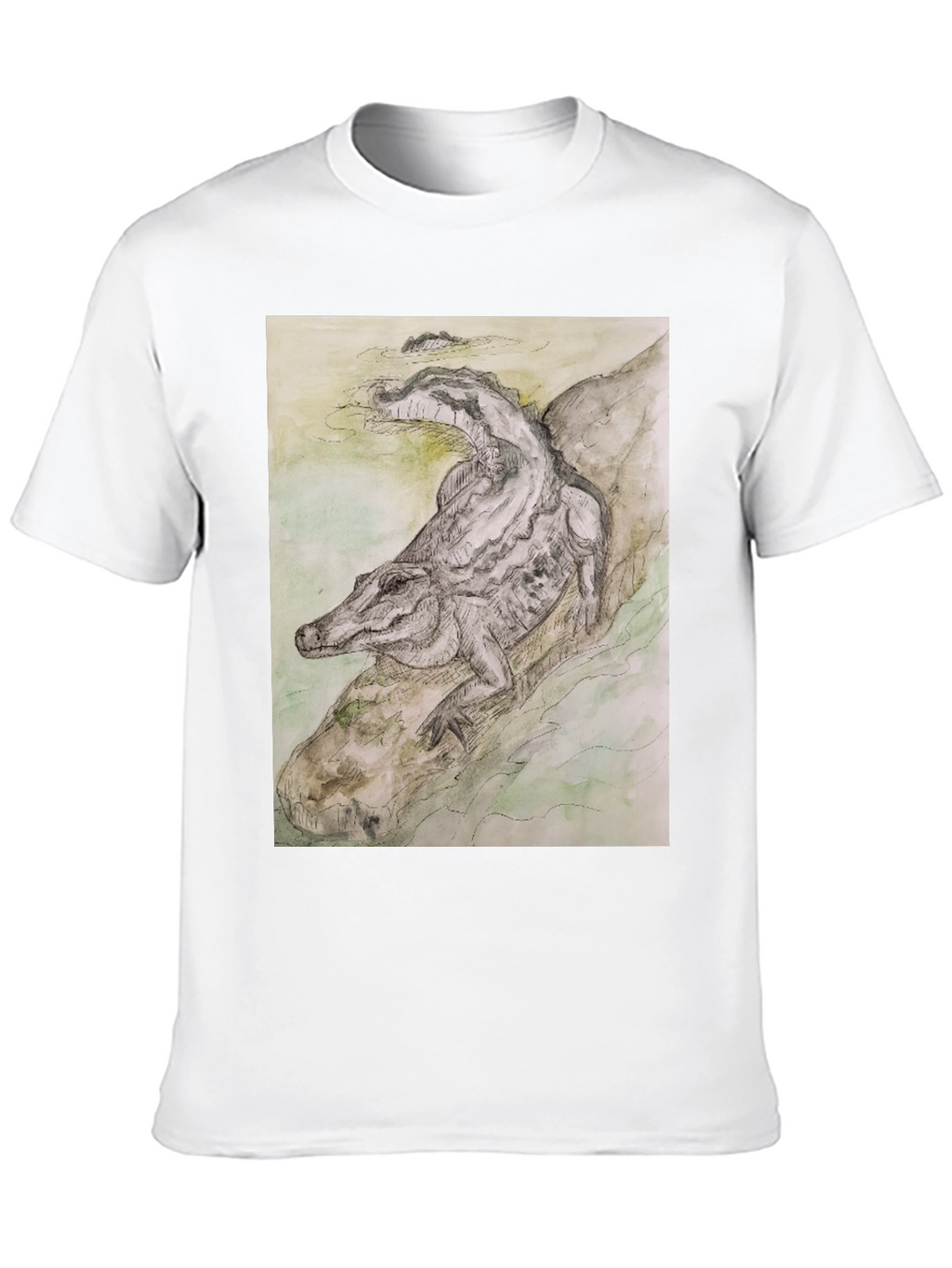 Alligator Graphic Tee - Unique Reptile Design