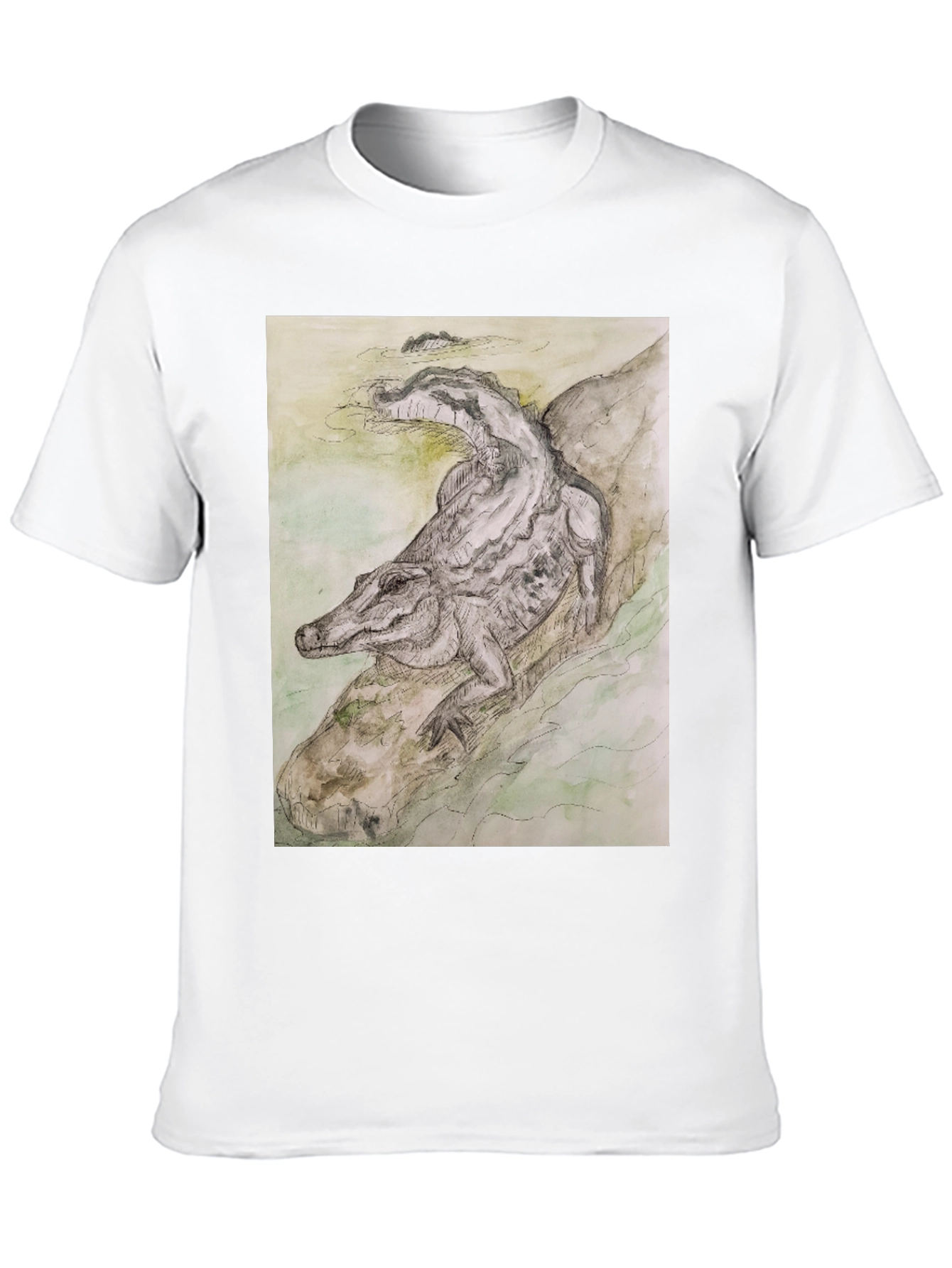 Alligator Graphic Tee - Unique Reptile Design