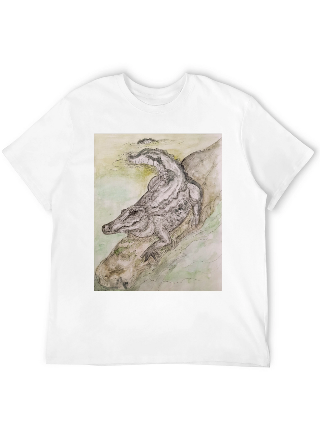 Alligator Graphic Tee - Unique Reptile Design