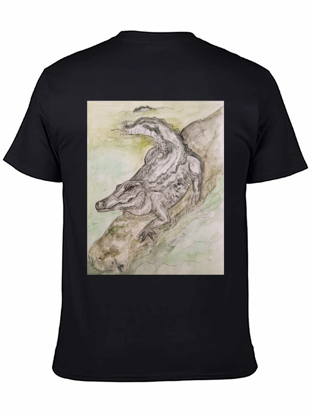 Alligator Graphic Tee - Unique Reptile Design