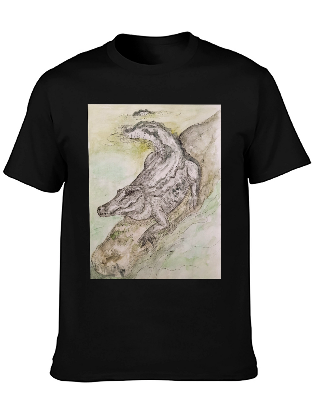 Alligator Graphic Tee - Unique Reptile Design