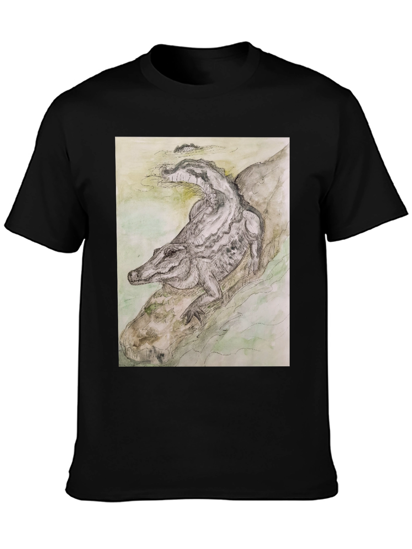 Alligator Graphic Tee - Unique Reptile Design