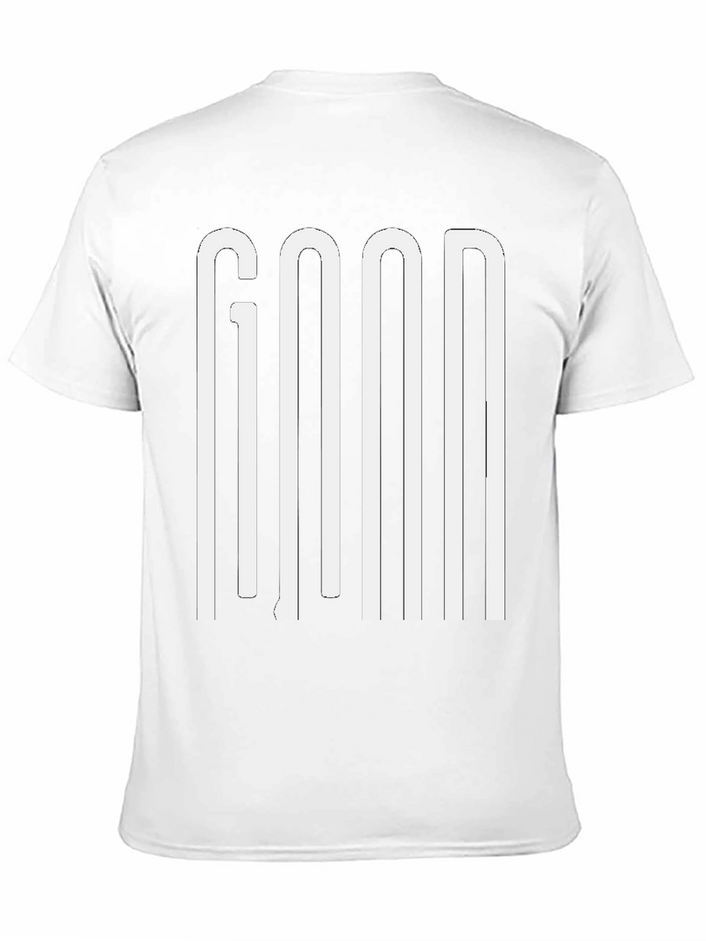 GOOD Graphic Print Mens Black T-Shirt