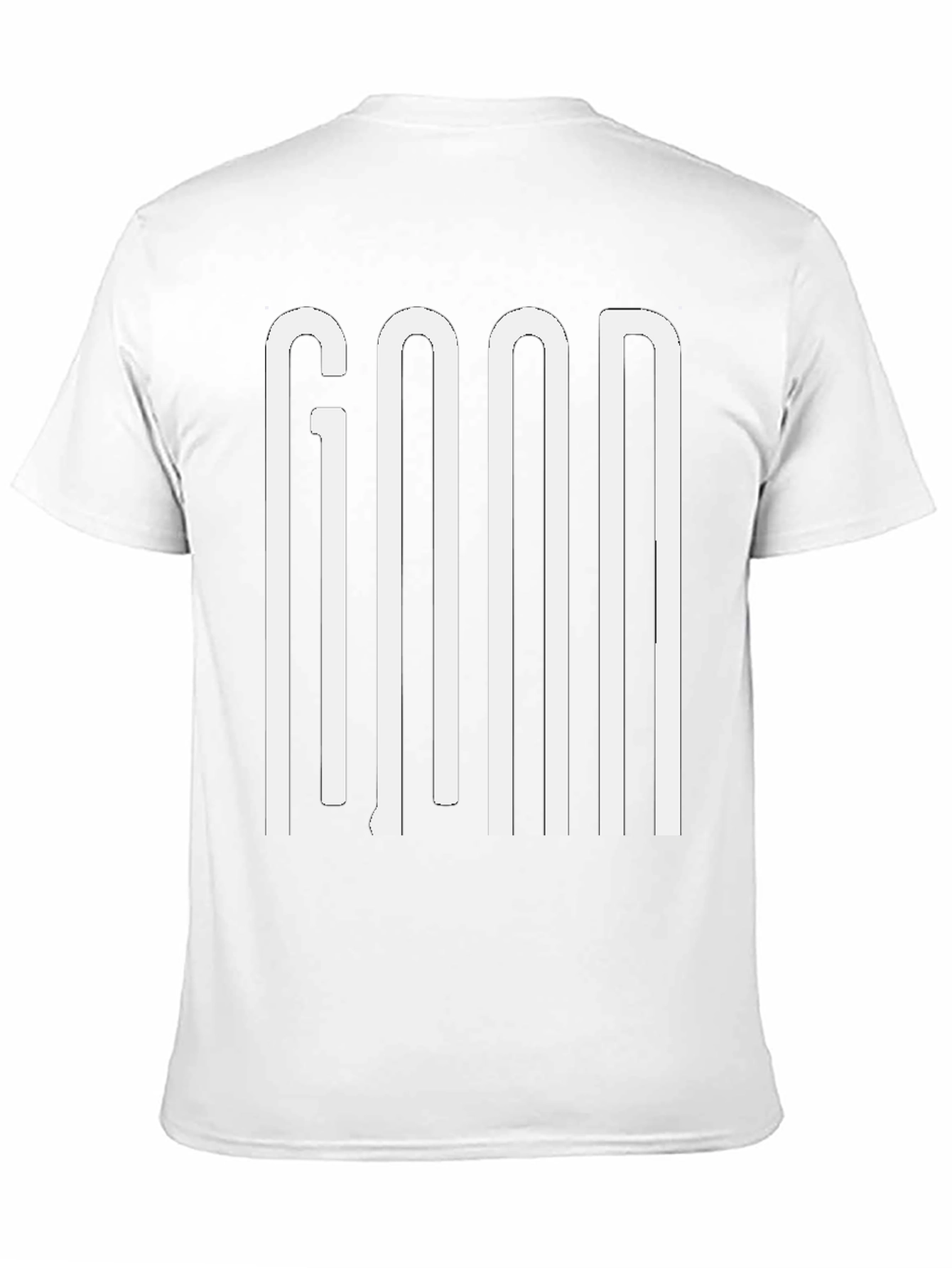 GOOD Graphic Print Mens Black T-Shirt