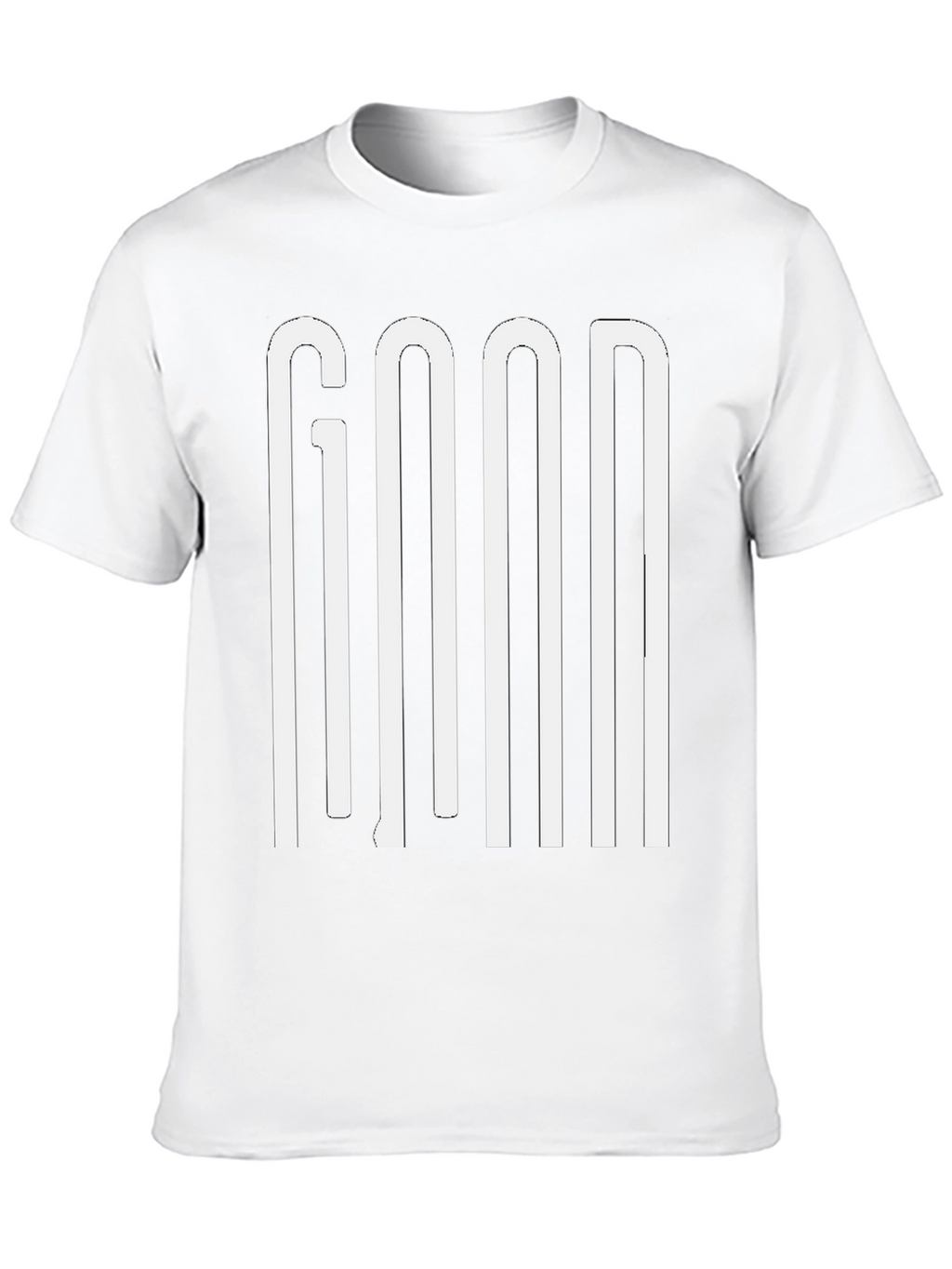 GOOD Graphic Print Mens Black T-Shirt