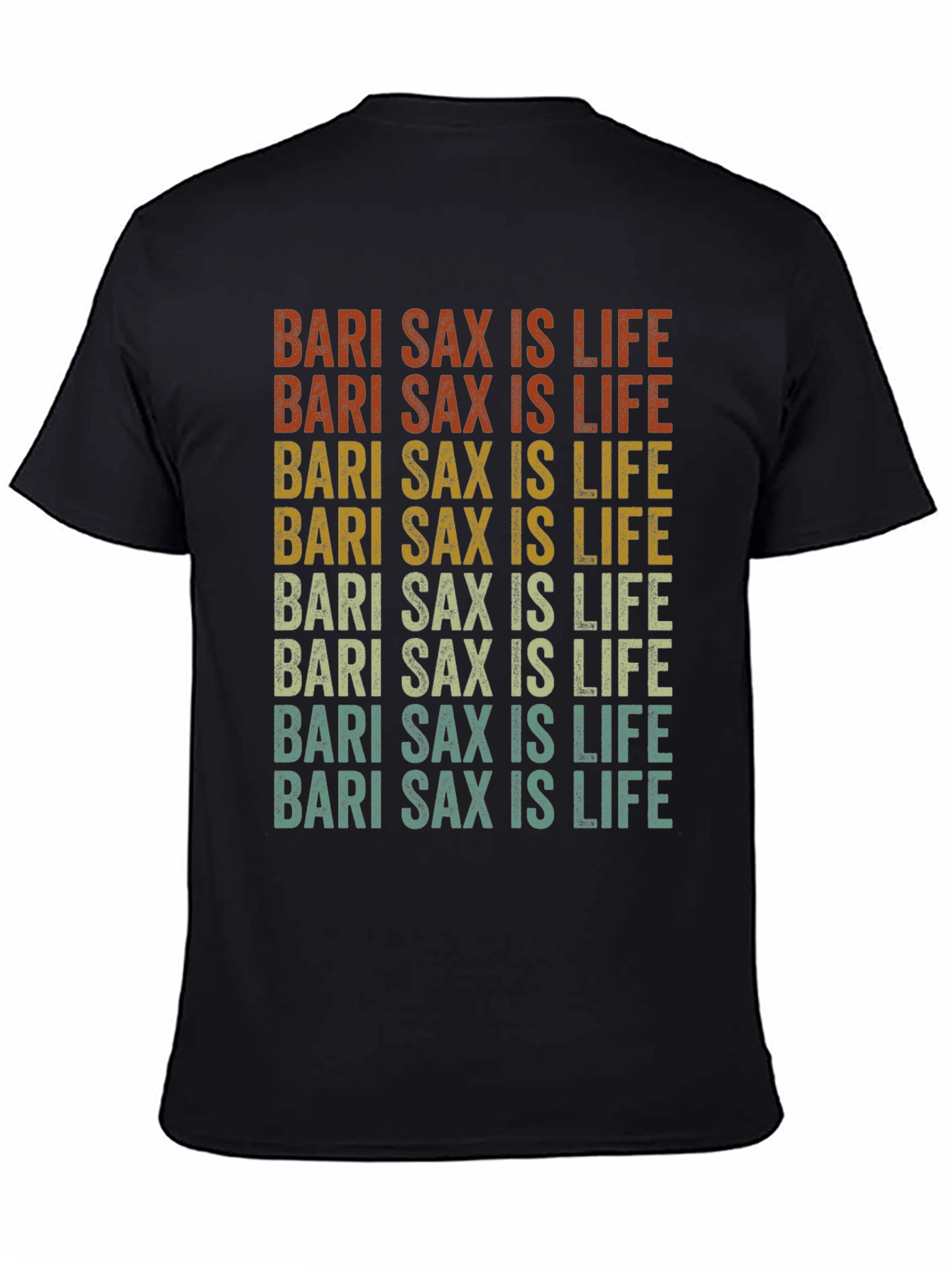 Bari Sax is Life Retro Style Graphic Tee