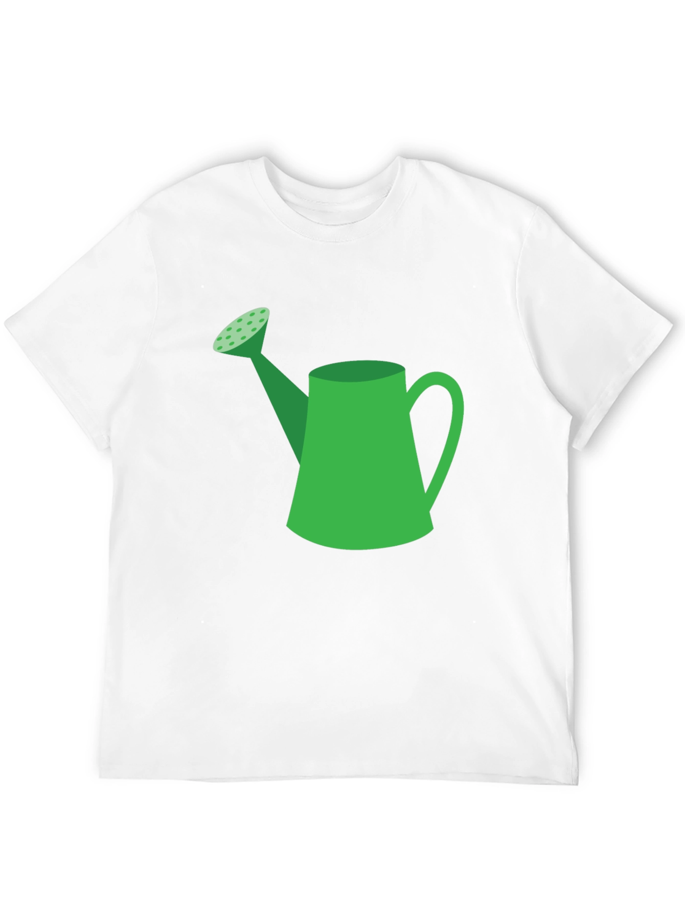 Green Watering Can Graphic Tee - Black T-Shirt