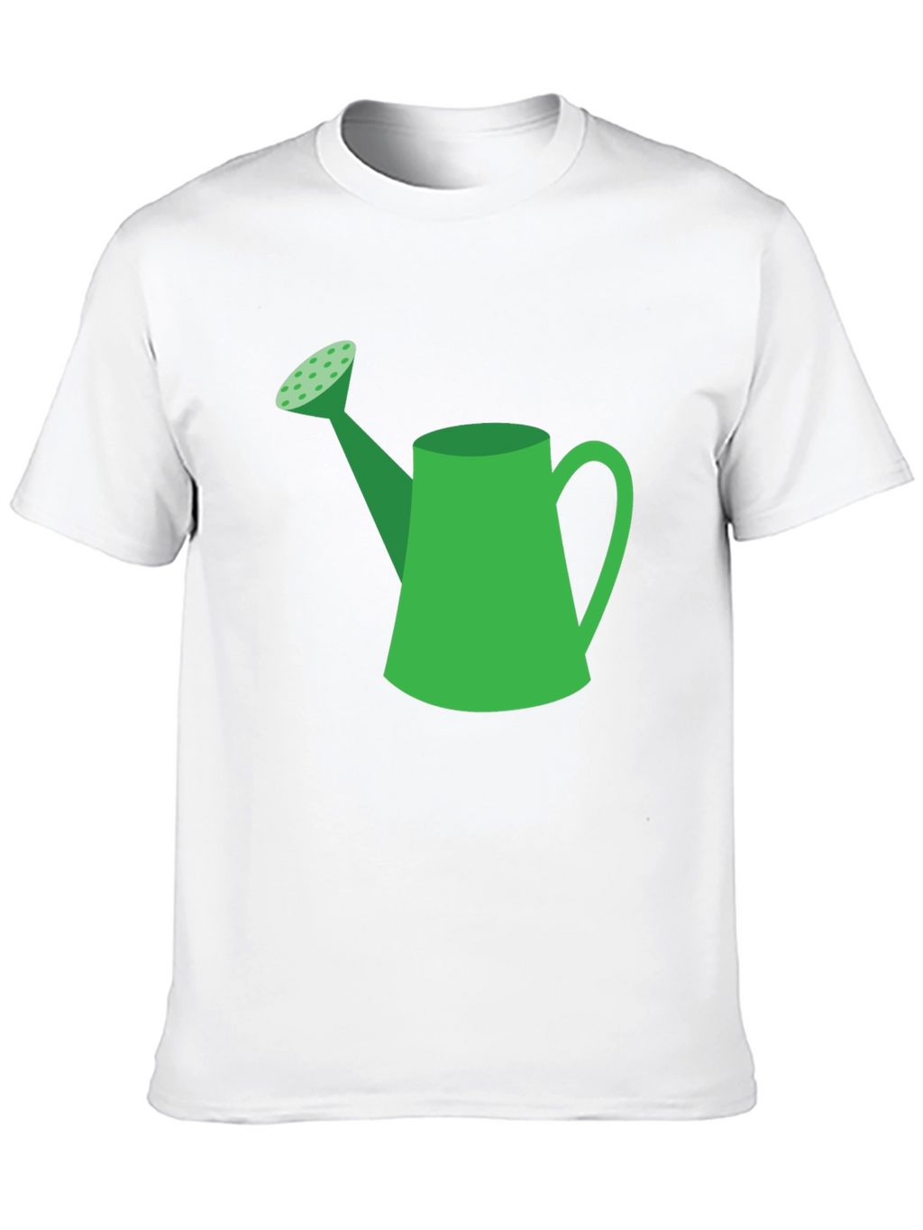 Green Watering Can Graphic Tee - Black T-Shirt