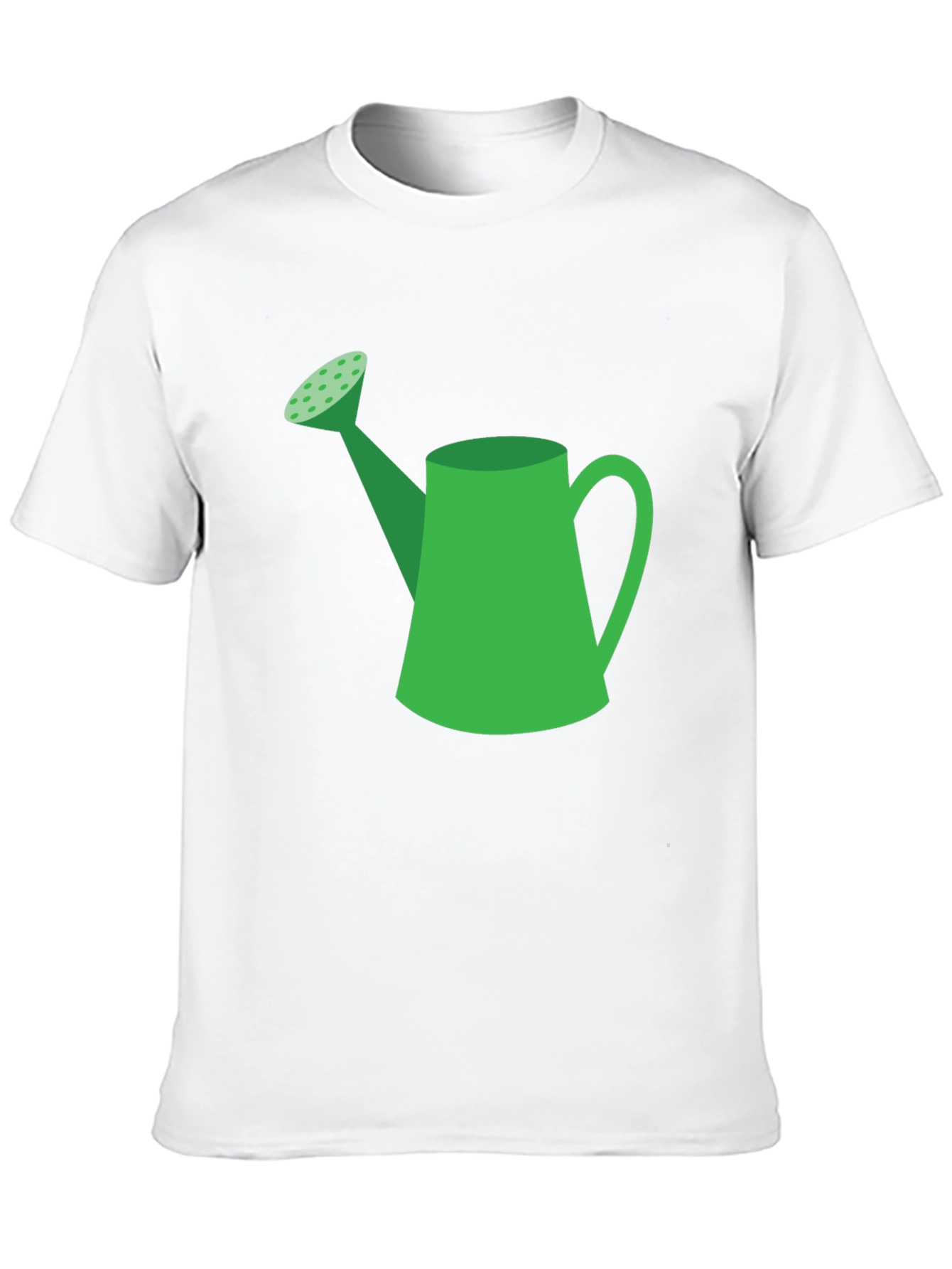 Green Watering Can Graphic Tee - Black T-Shirt
