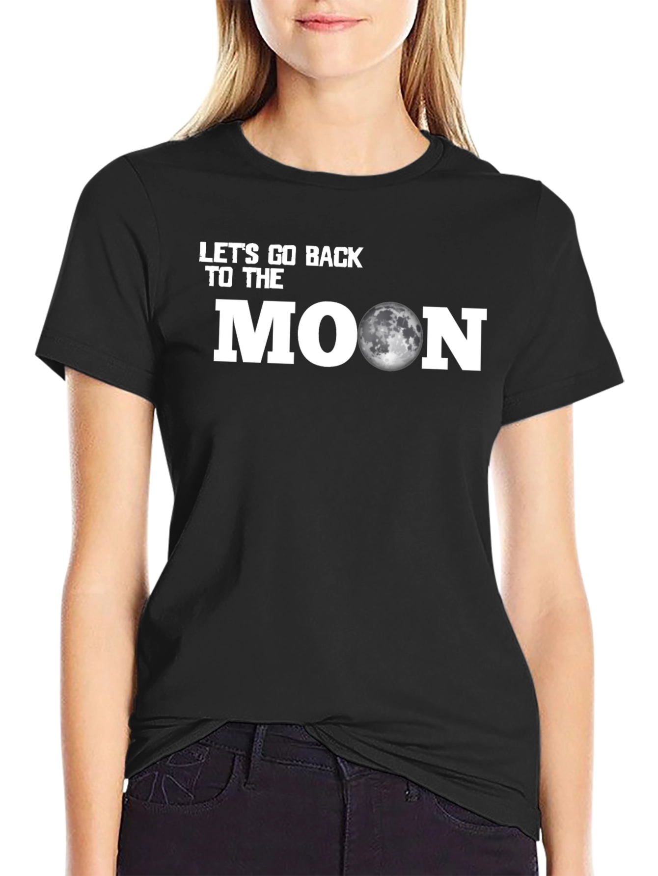 Lets Go Back to the Moon Graphic Tee