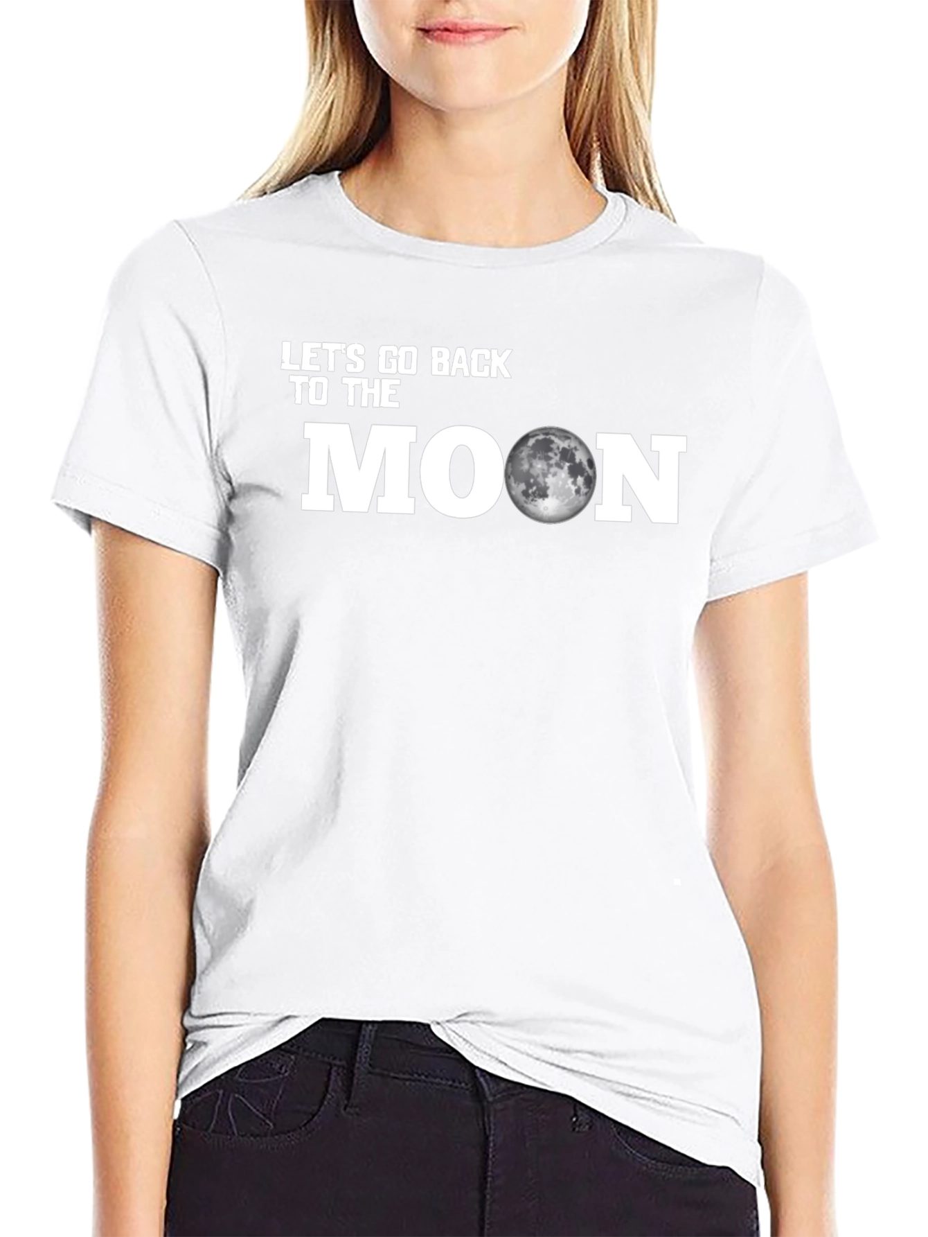 Lets Go Back to the Moon Graphic Tee