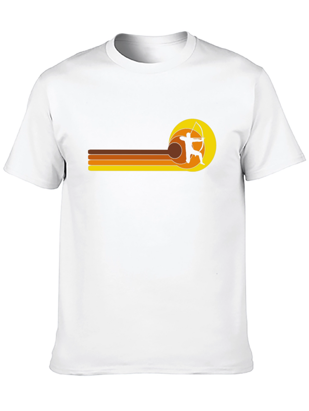 Retro Archer T-Shirt - Black