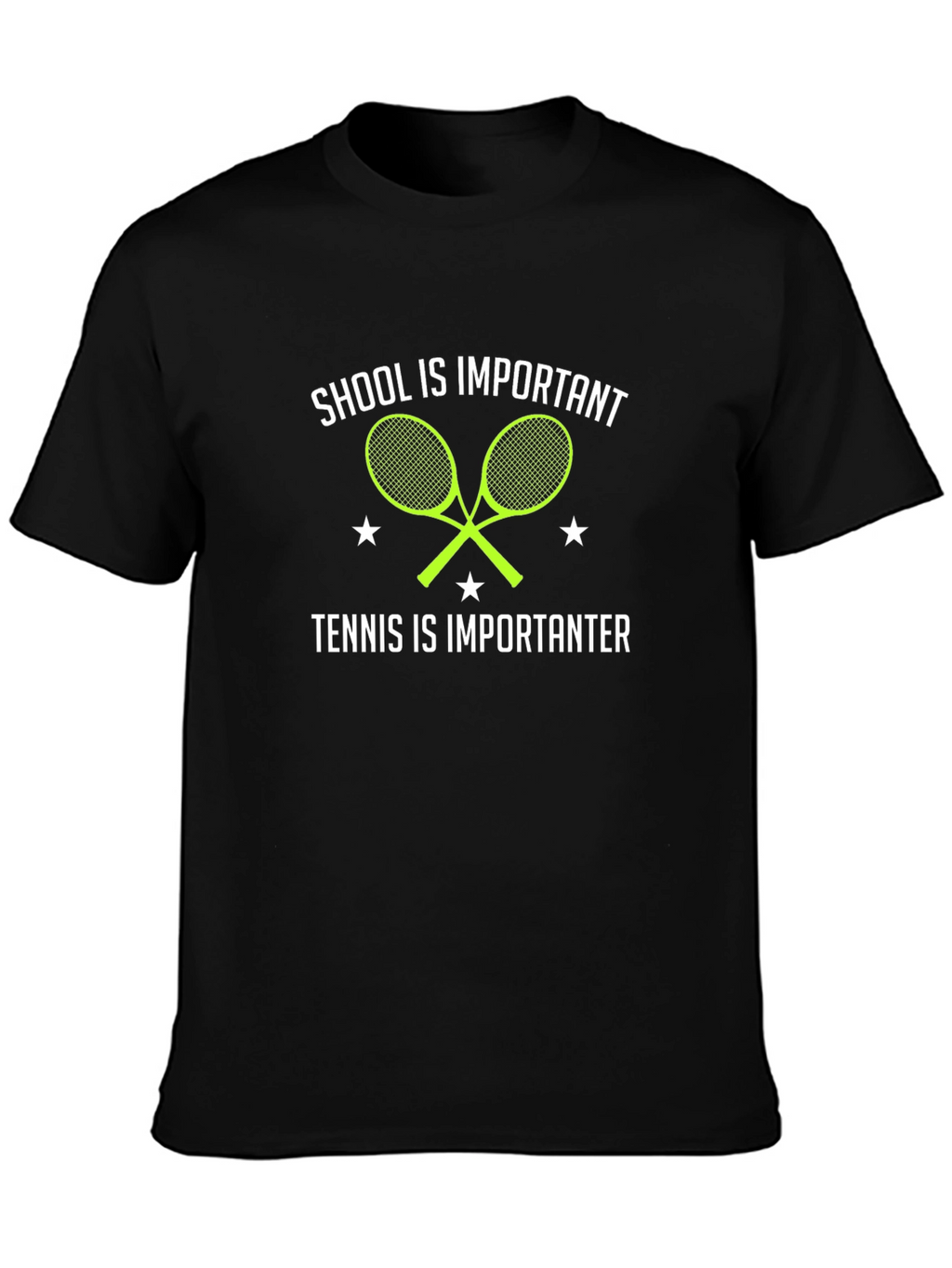 Funny Tennis Is Importanter Graphic T-Shirt