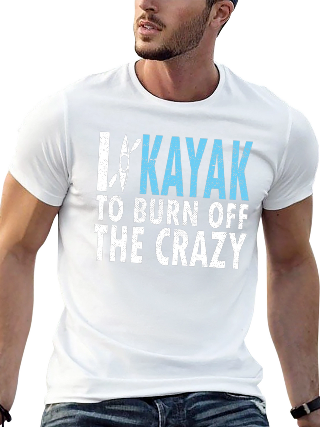 I Kayak to Burn Off the Crazy Graphic Tee