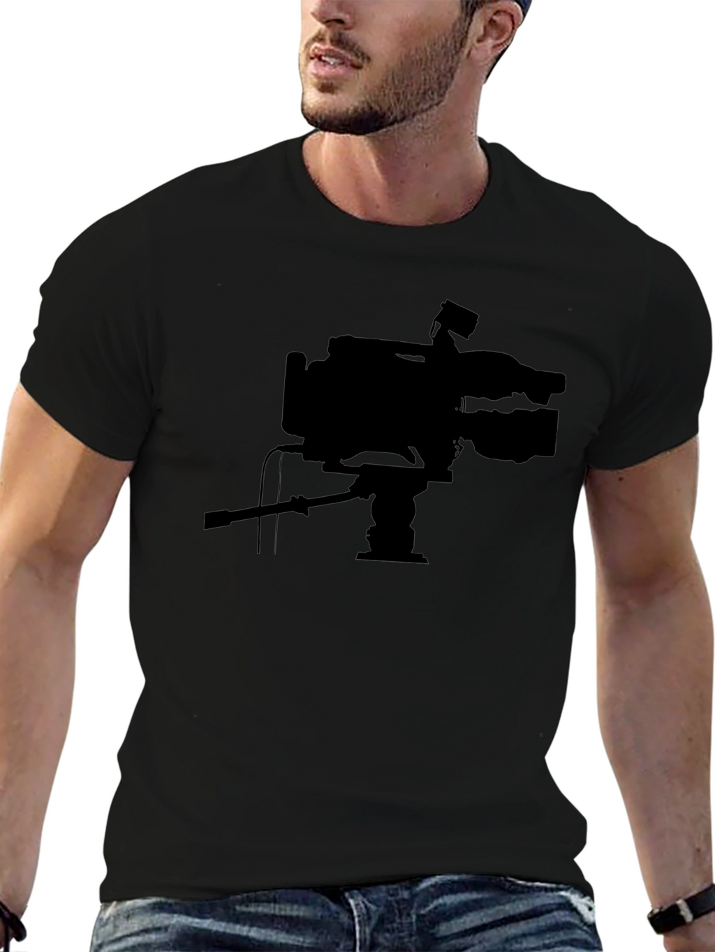 Camera Crew Black T-Shirt - Film Industry Apparel