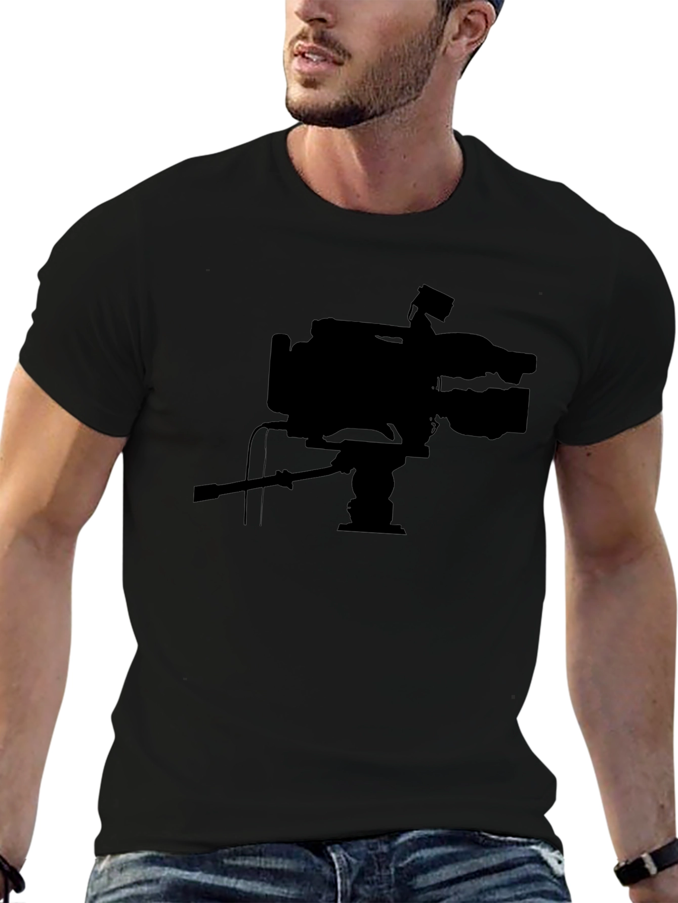 Camera Crew Black T-Shirt - Film Industry Apparel