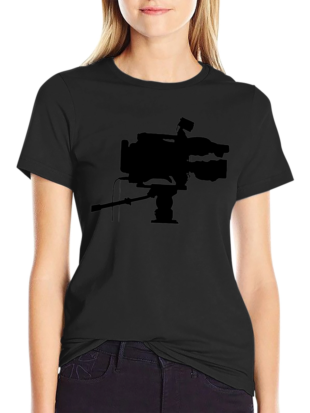 Camera Crew Black T-Shirt - Film Industry Apparel