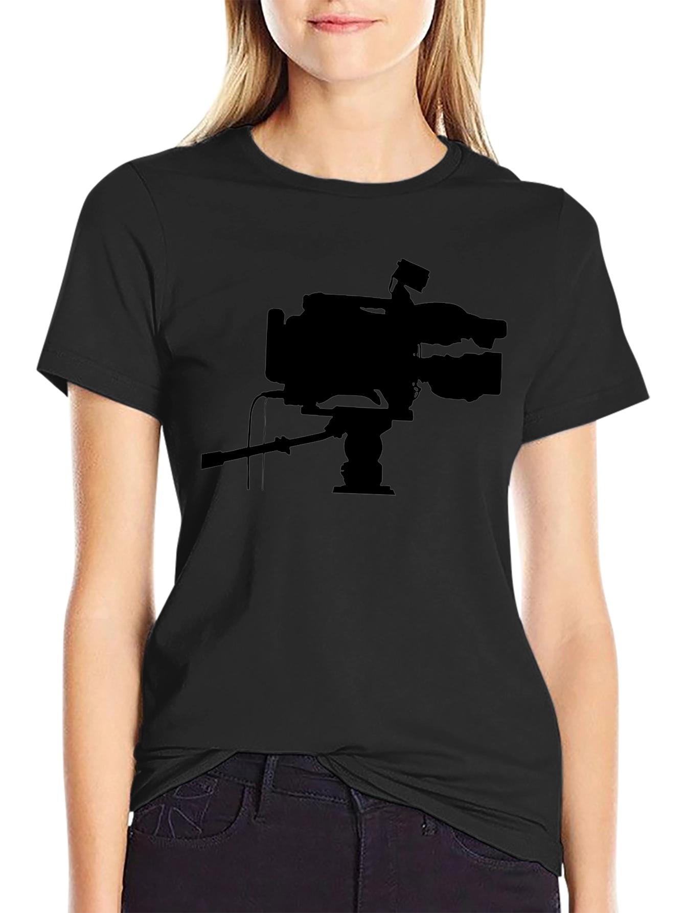 Camera Crew Black T-Shirt - Film Industry Apparel