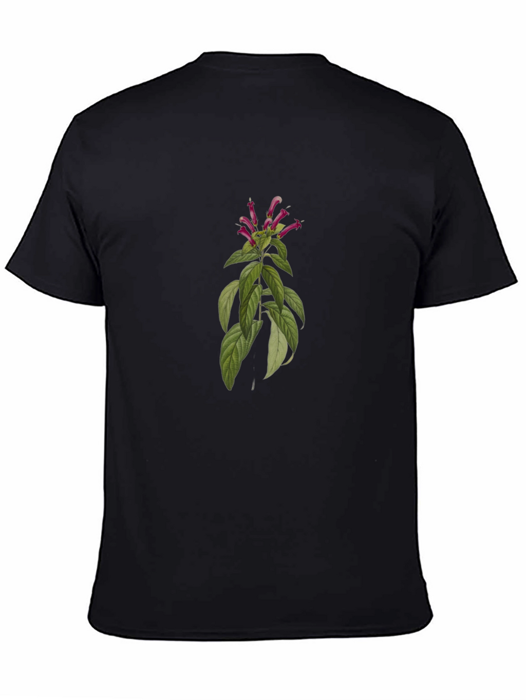 Botanical T-Shirt - Stylish Black Tee