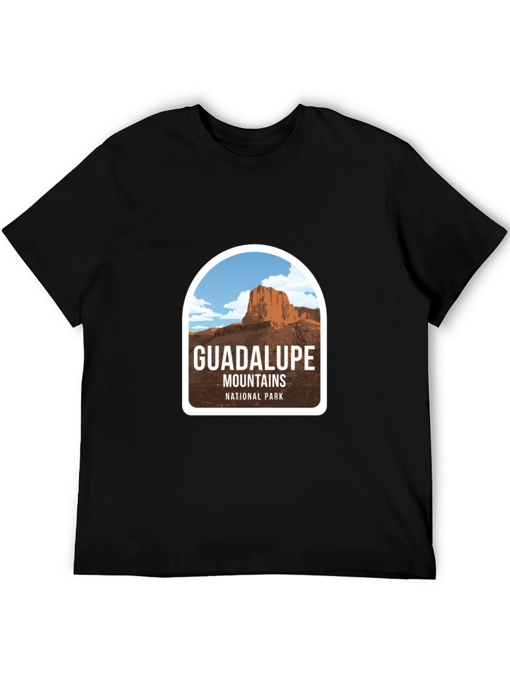 Guadalupe Mountains National Park Black T-Shirt