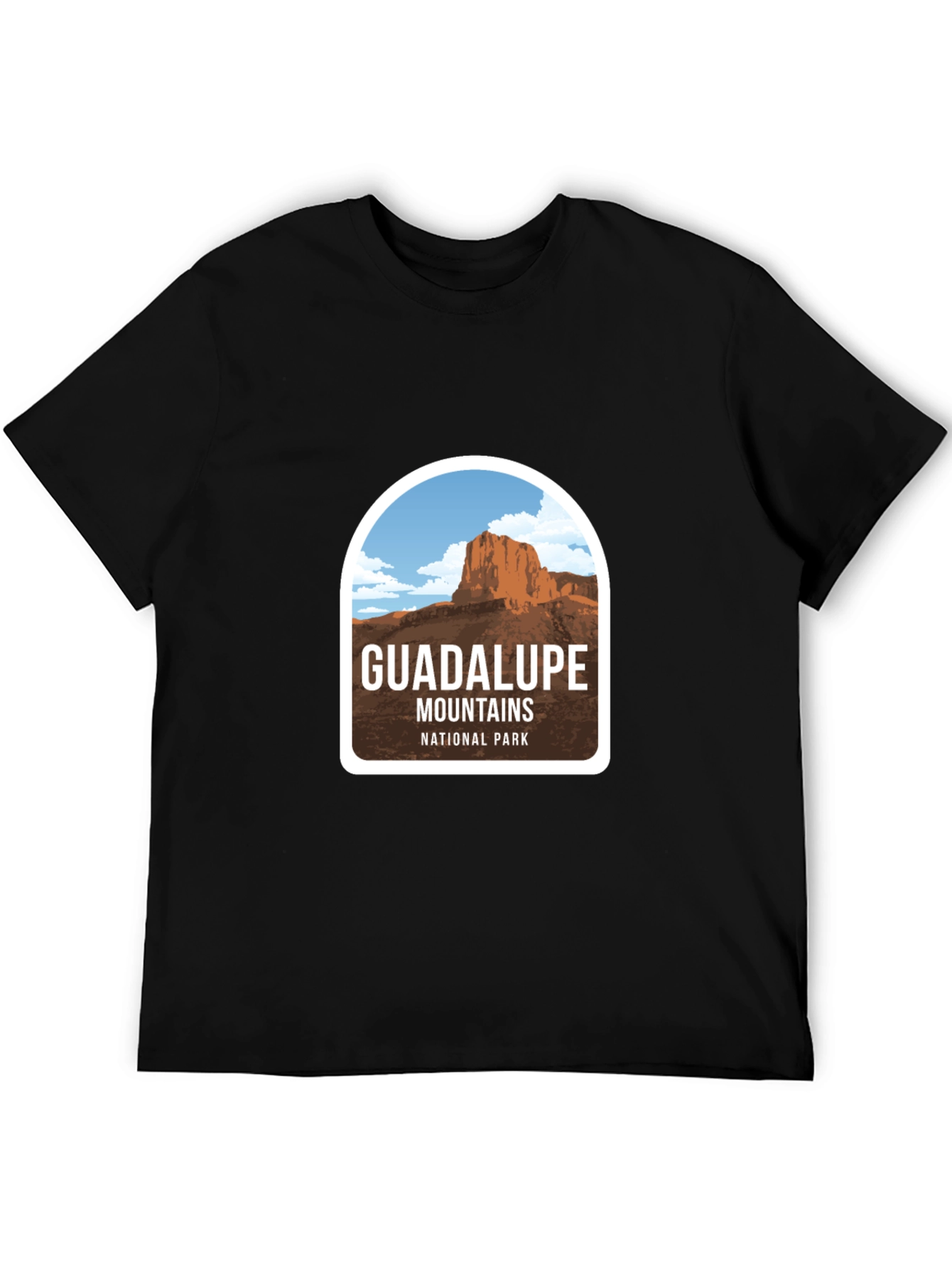 Guadalupe Mountains National Park Black T-Shirt