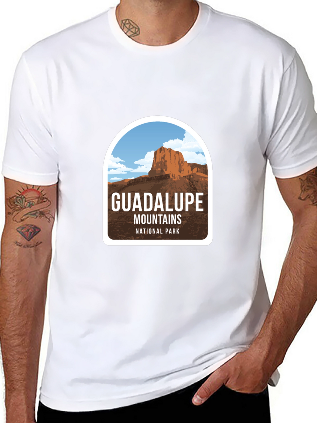 Guadalupe Mountains National Park Black T-Shirt