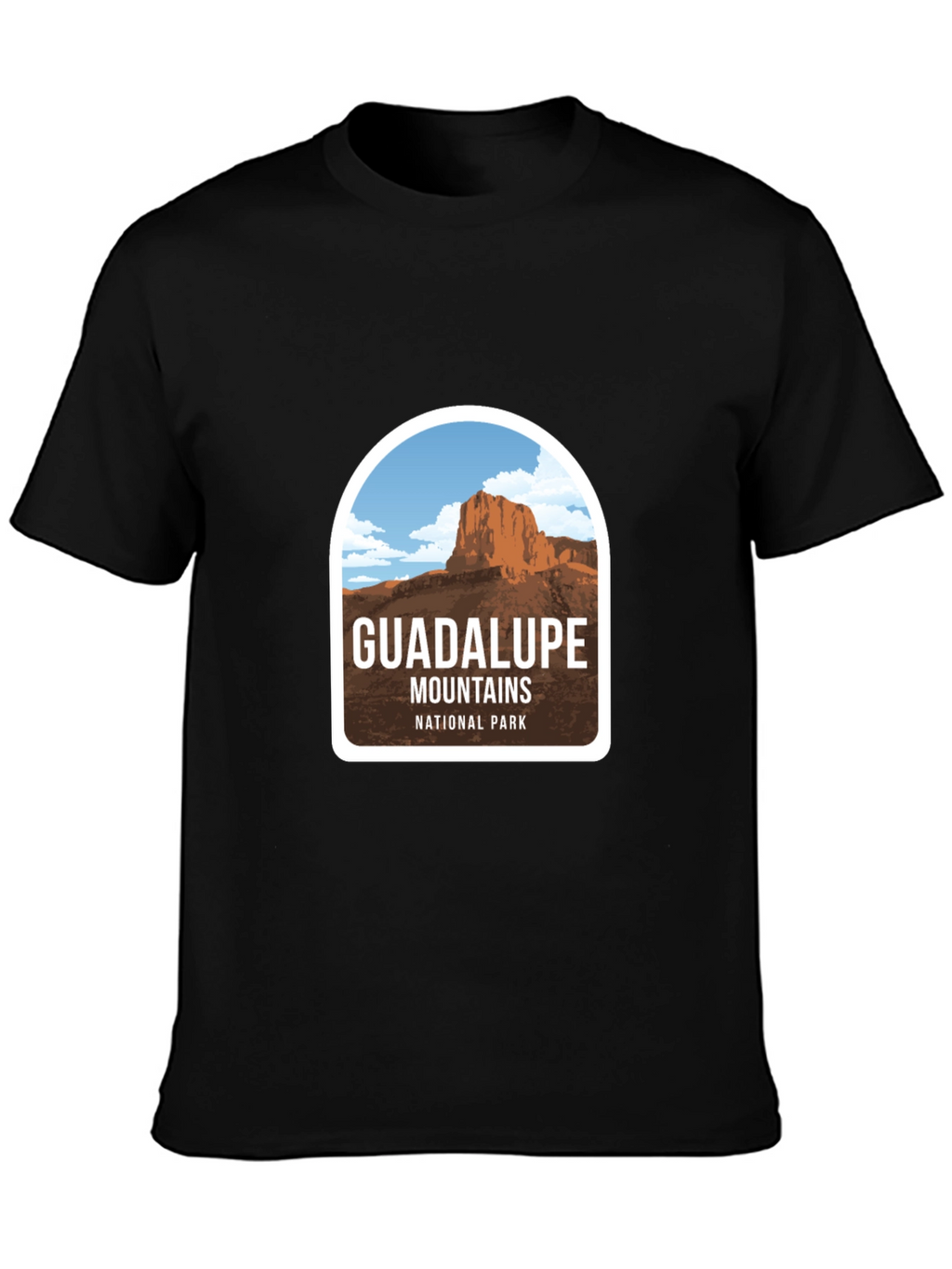 Guadalupe Mountains National Park Black T-Shirt