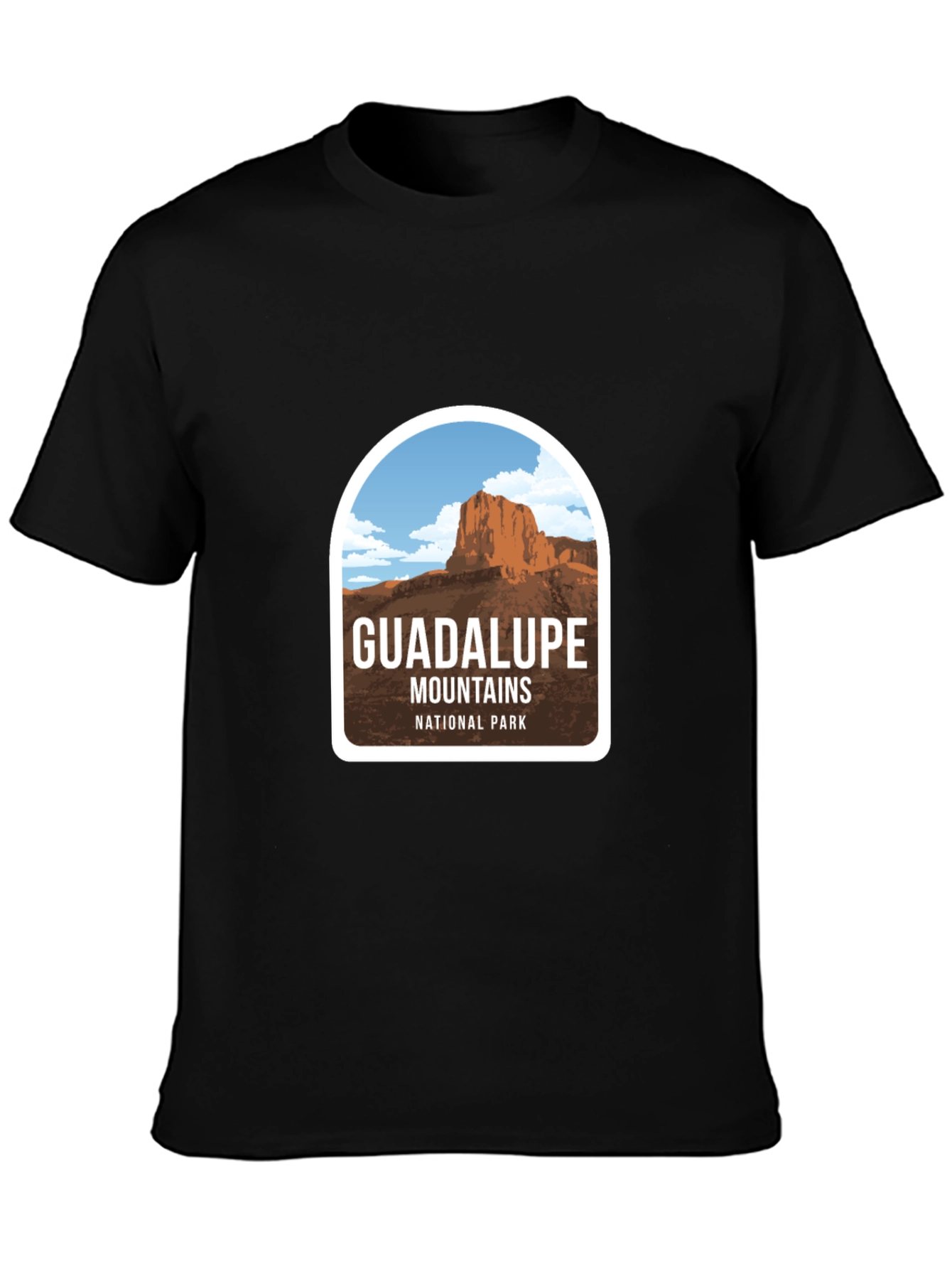 Guadalupe Mountains National Park Black T-Shirt