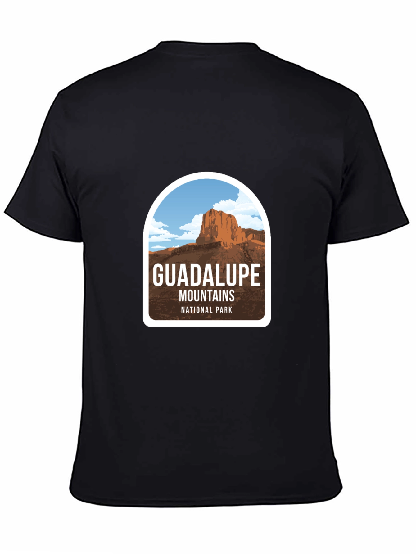 Guadalupe Mountains National Park Black T-Shirt