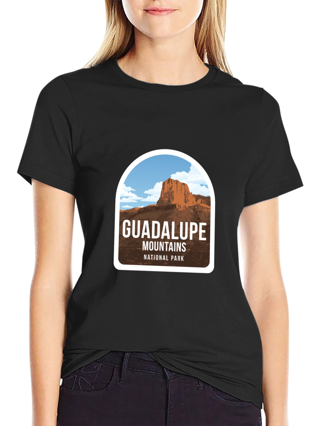 Guadalupe Mountains National Park Black T-Shirt