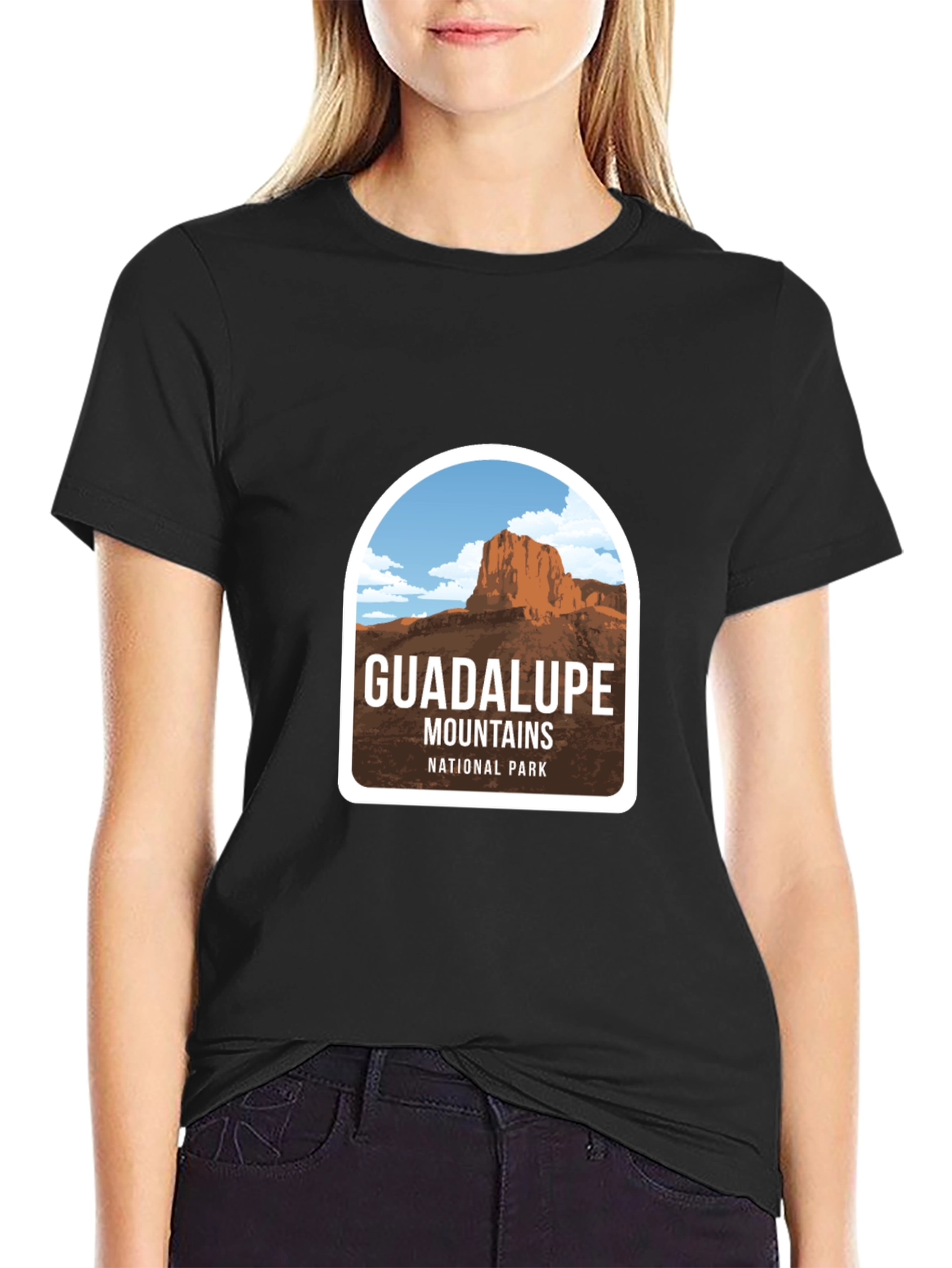 Guadalupe Mountains National Park Black T-Shirt