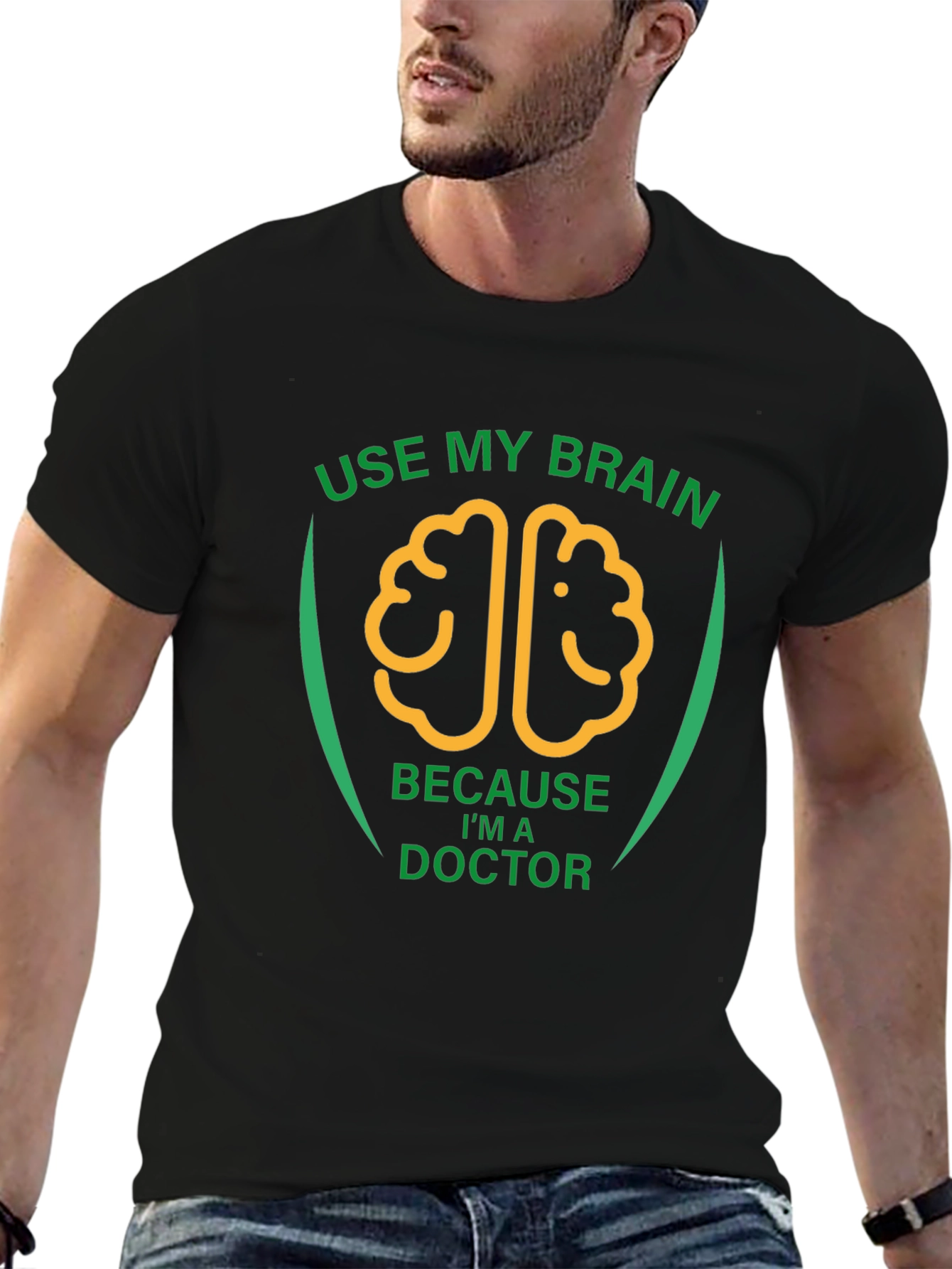 Use My Brain Doctor T-Shirt - Black