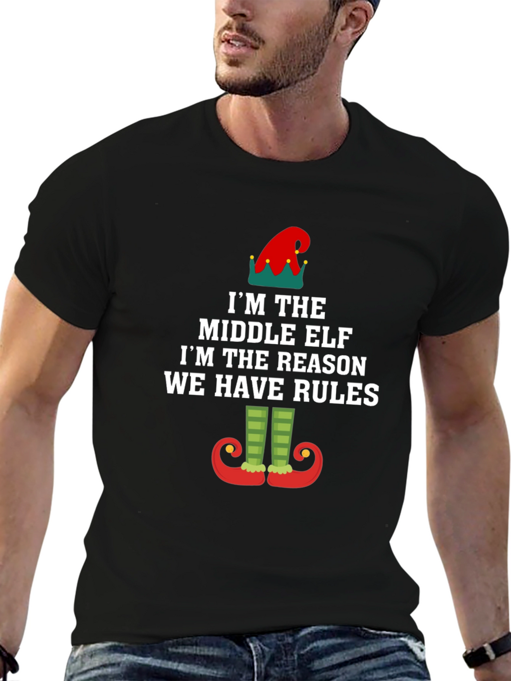 Funny Middle Elf Christmas T-Shirt
