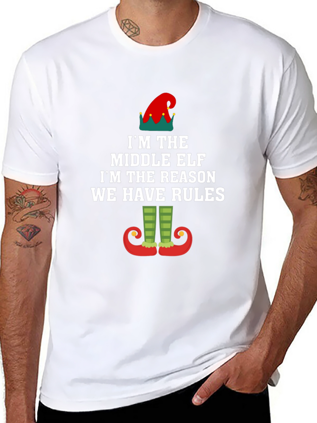 Funny Middle Elf Christmas T-Shirt