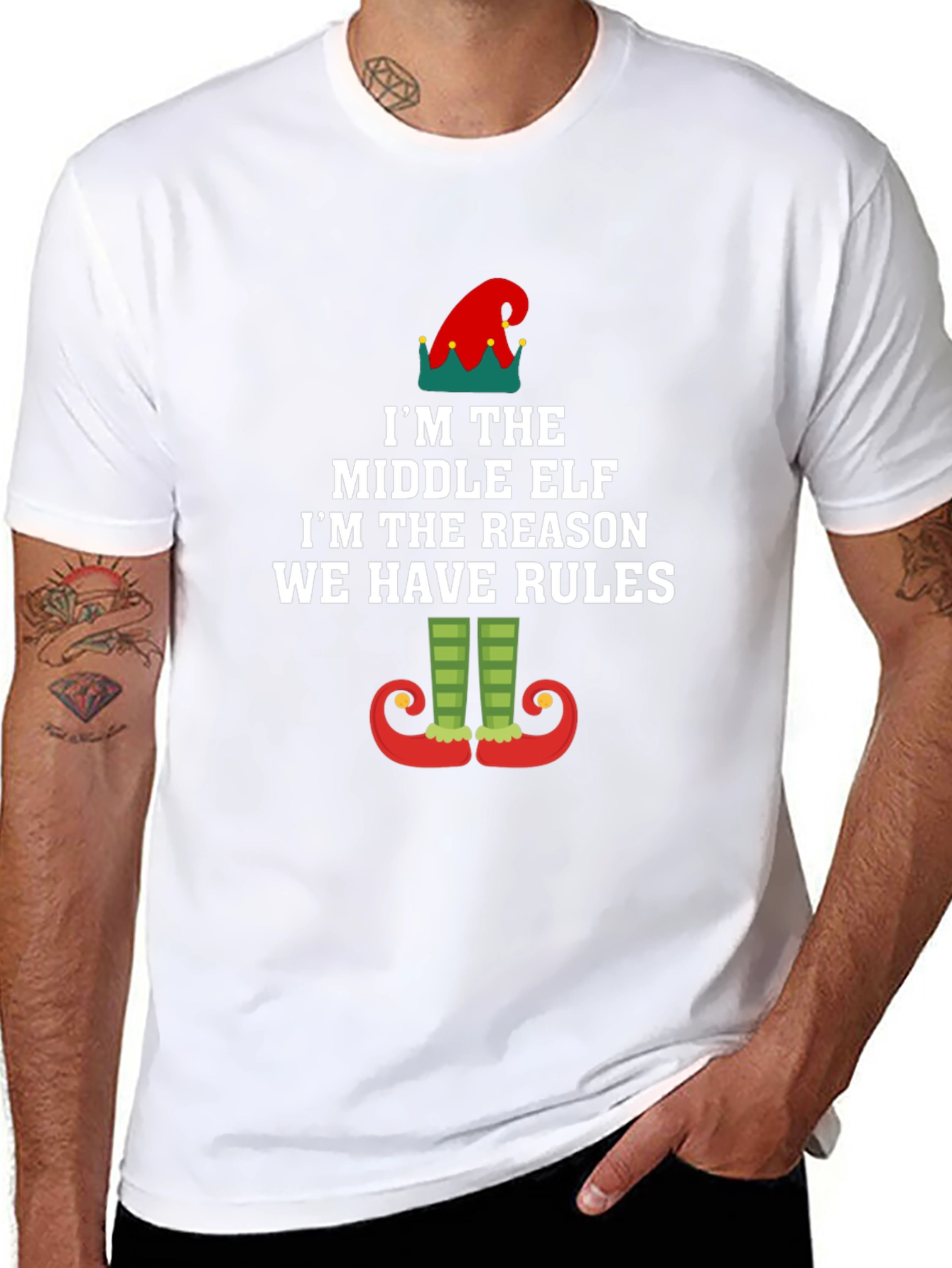 Funny Middle Elf Christmas T-Shirt