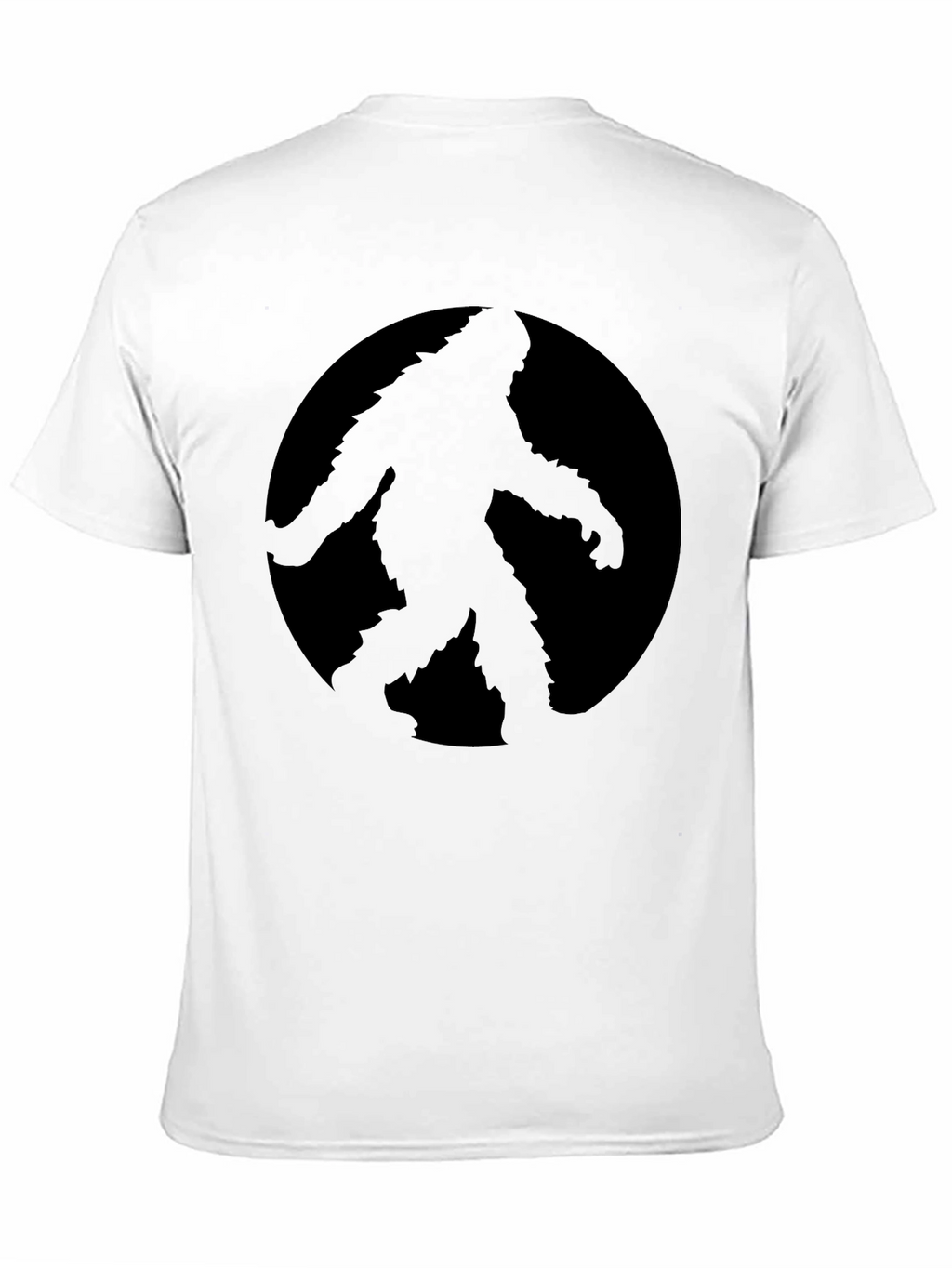 Bigfoot Silhouette Graphic Tee - Black T-Shirt