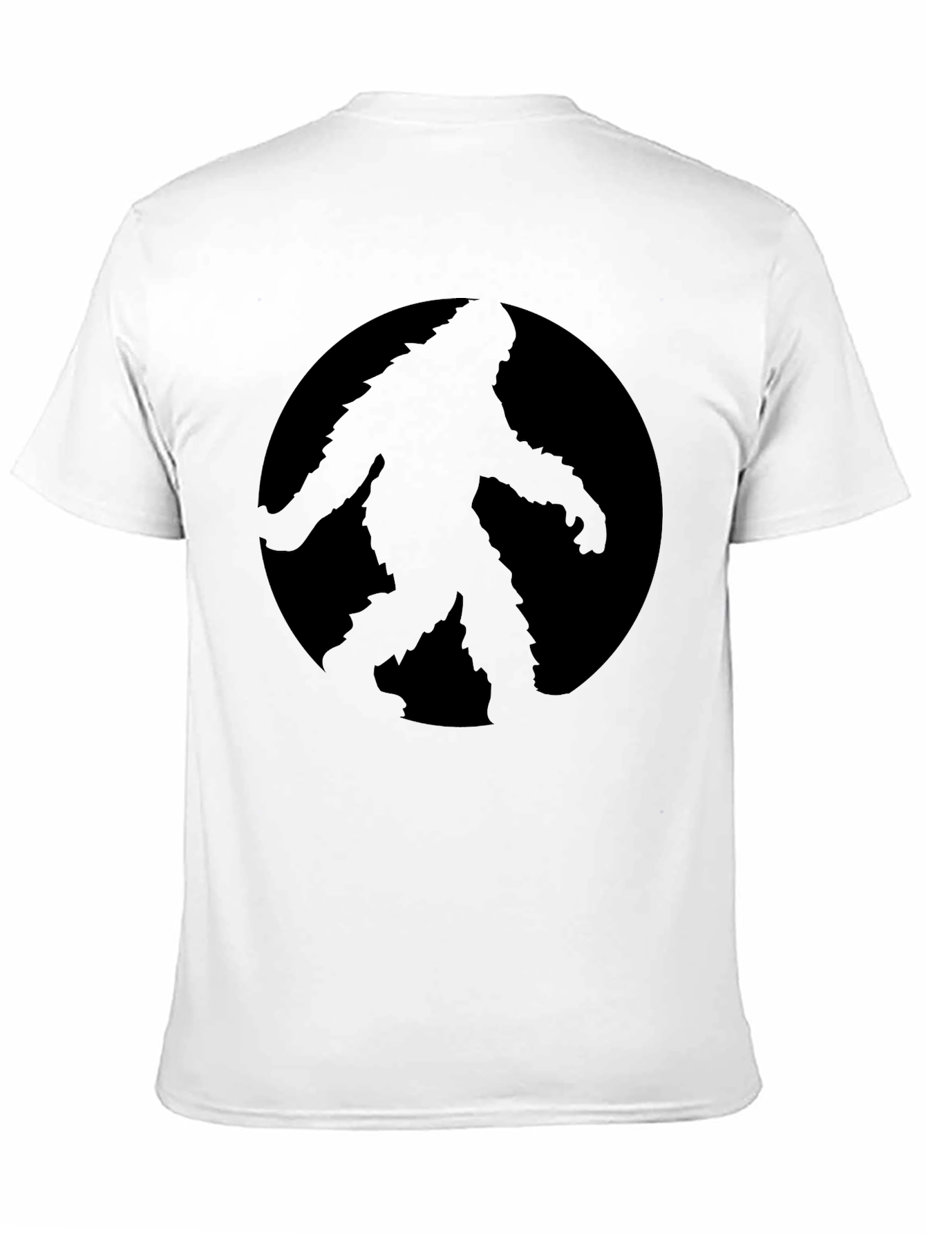 Bigfoot Silhouette Graphic Tee - Black T-Shirt