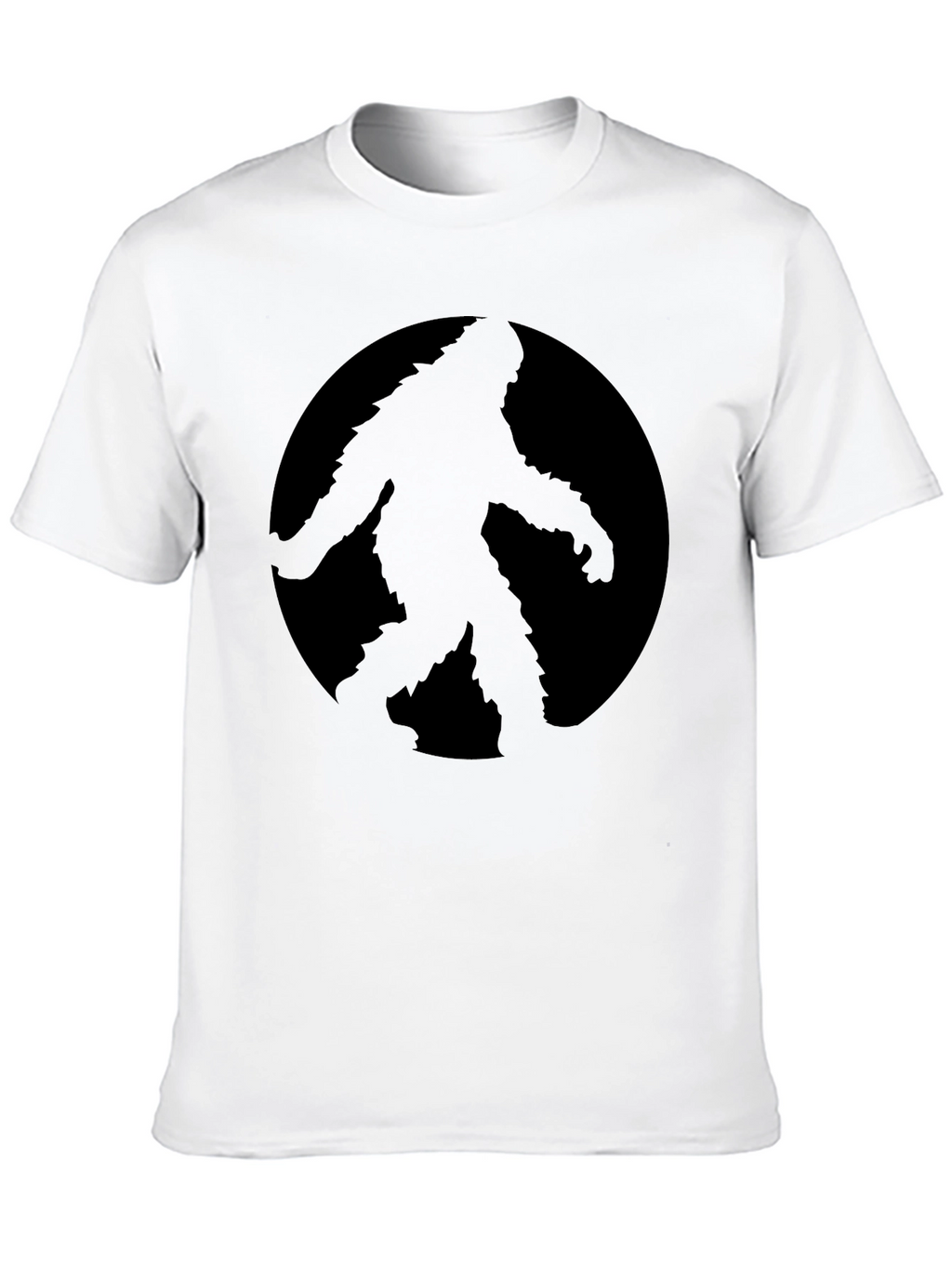 Bigfoot Silhouette Graphic Tee - Black T-Shirt